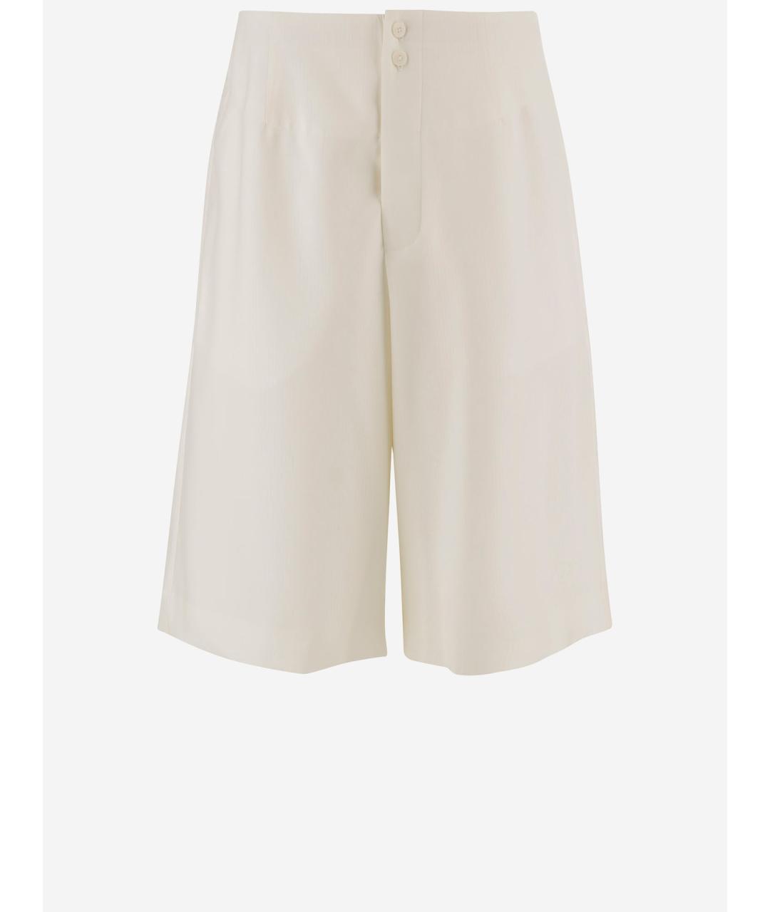 JACQUEMUS Белые шерстяные шорты, фото 4