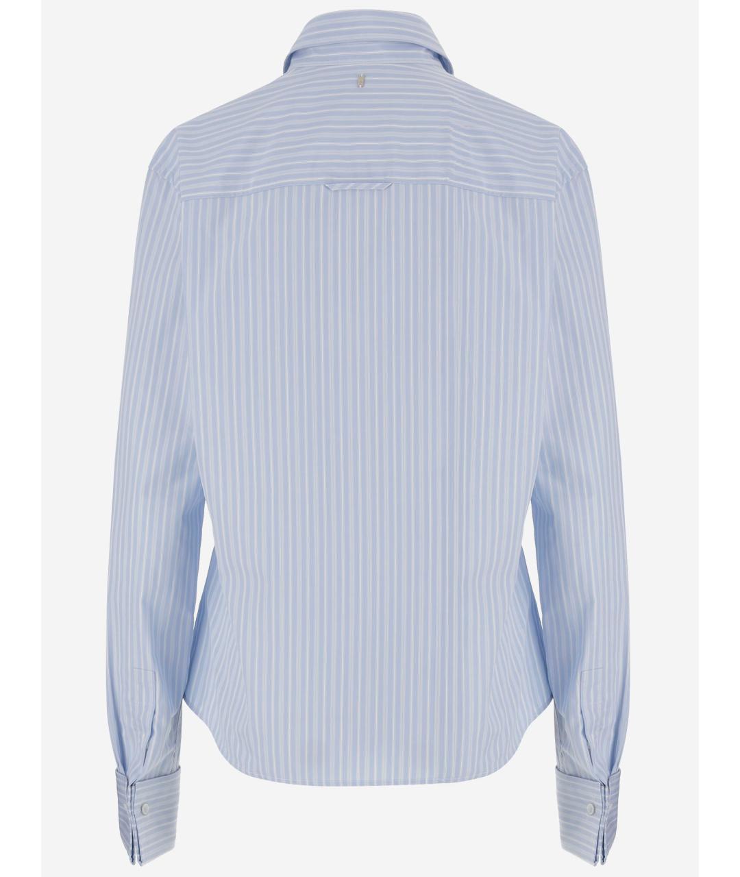 Ami Paris Голубая хлопковая рубашка, фото 2