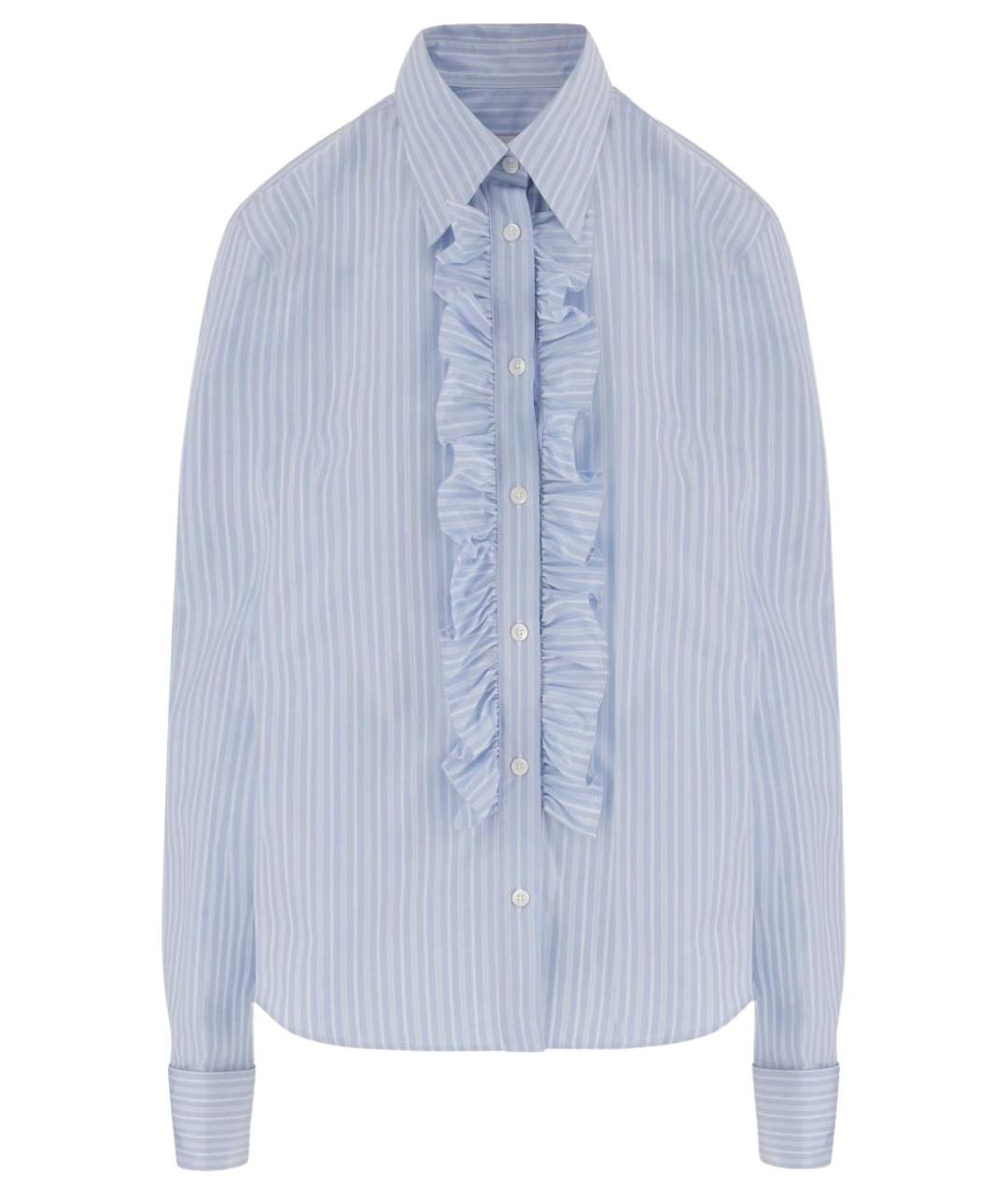 Ami Paris Голубая хлопковая рубашка, фото 1