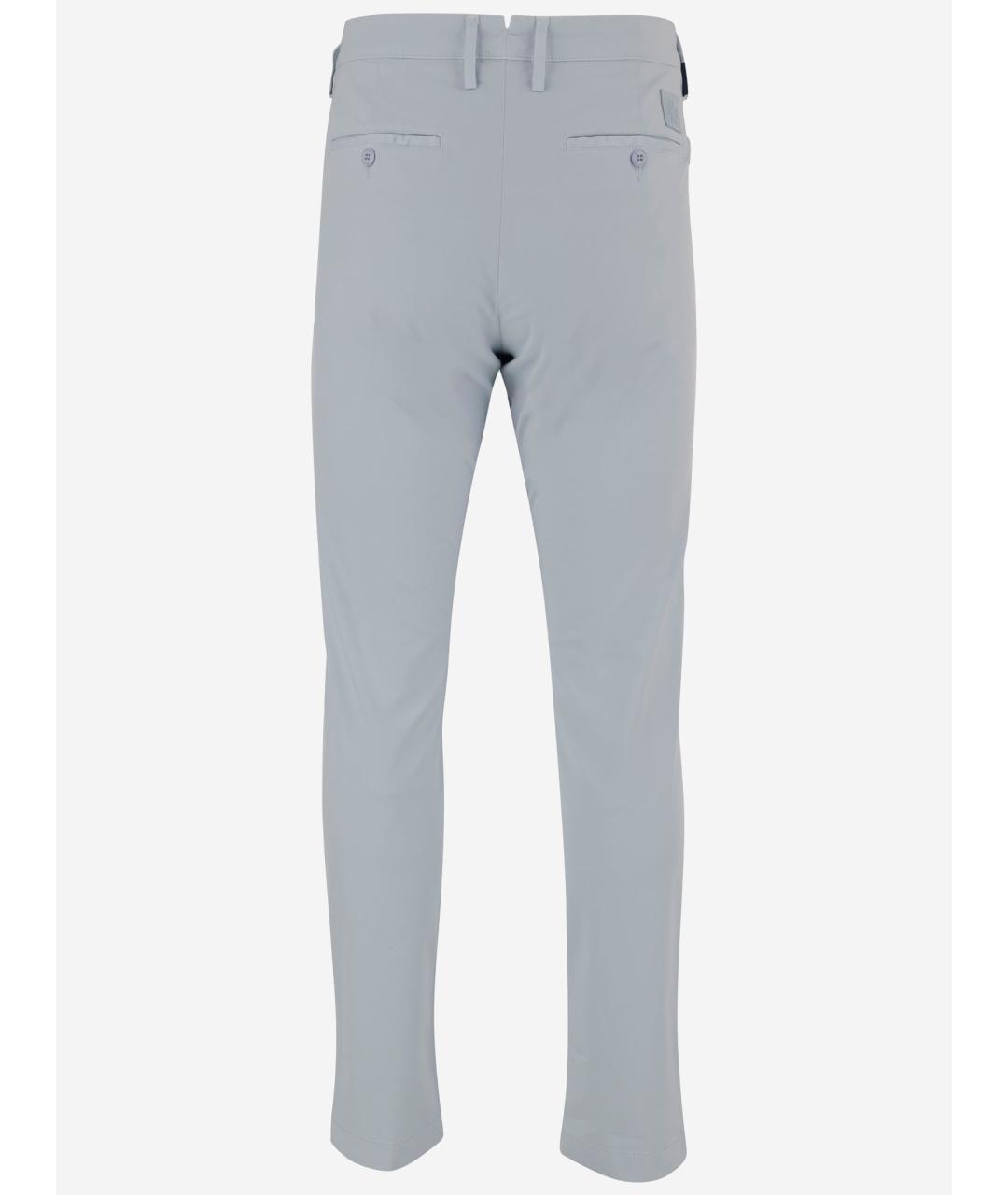 JACOB COHEN Голубые хлопковые повседневные брюки, фото 2