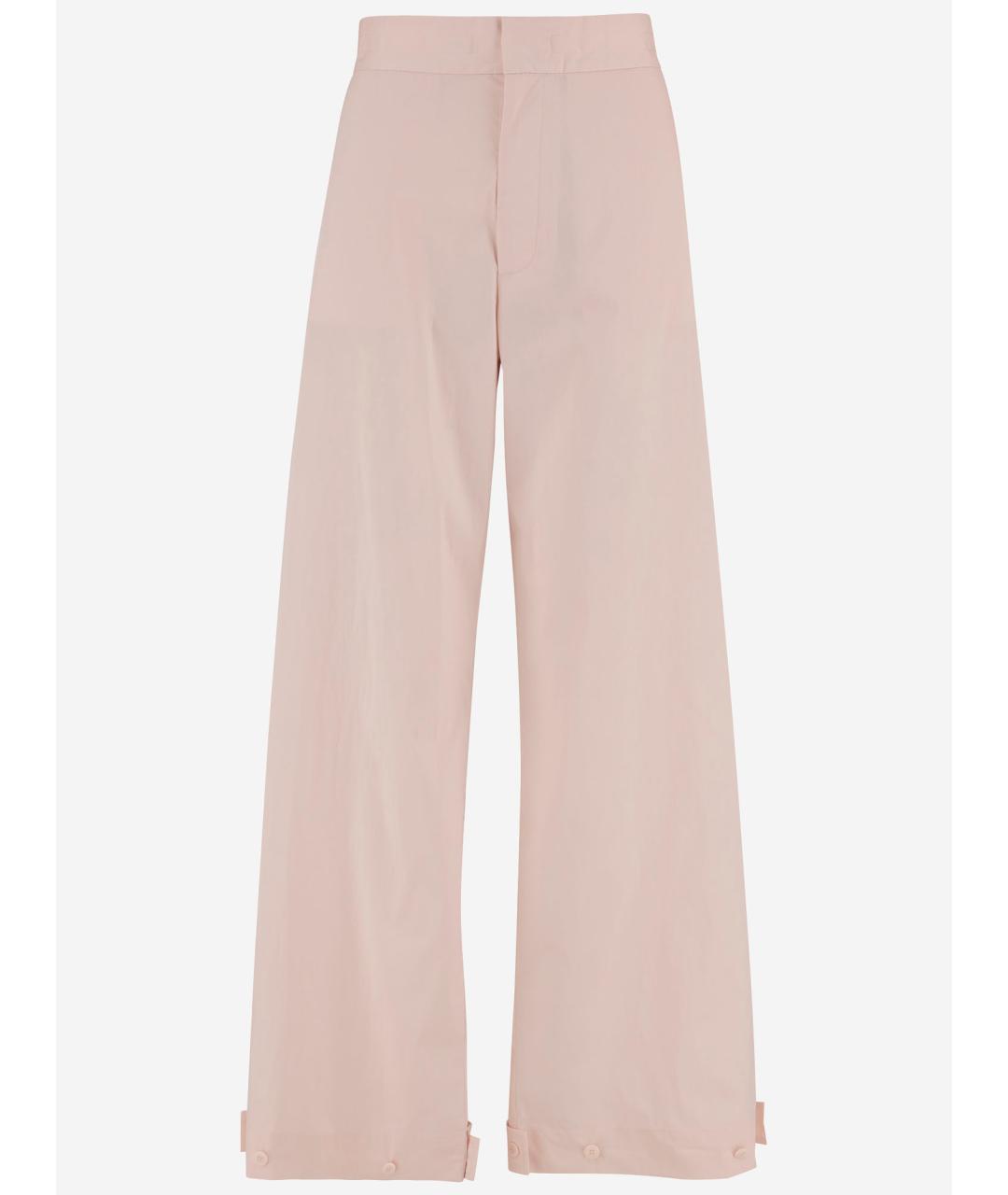 Sa Su Phi Розовые хлопковые брюки широкие, фото 4