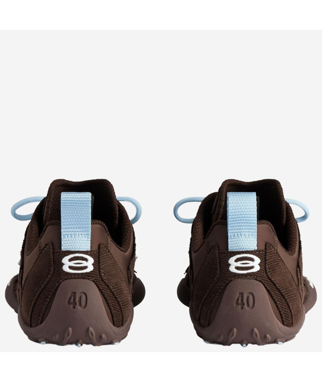 BALENCIAGA Коричневые текстильные кроссовки, фото 4