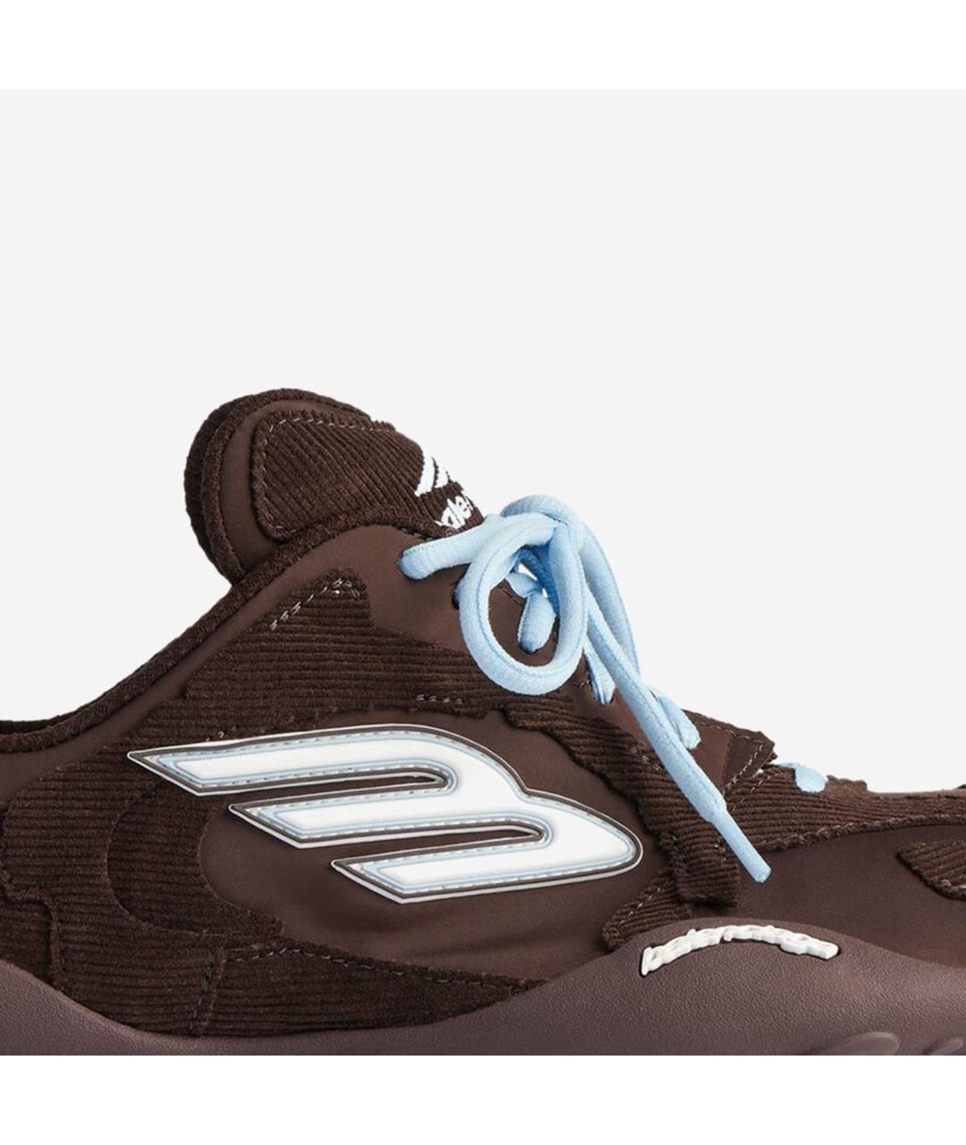 BALENCIAGA Коричневые текстильные кроссовки, фото 5