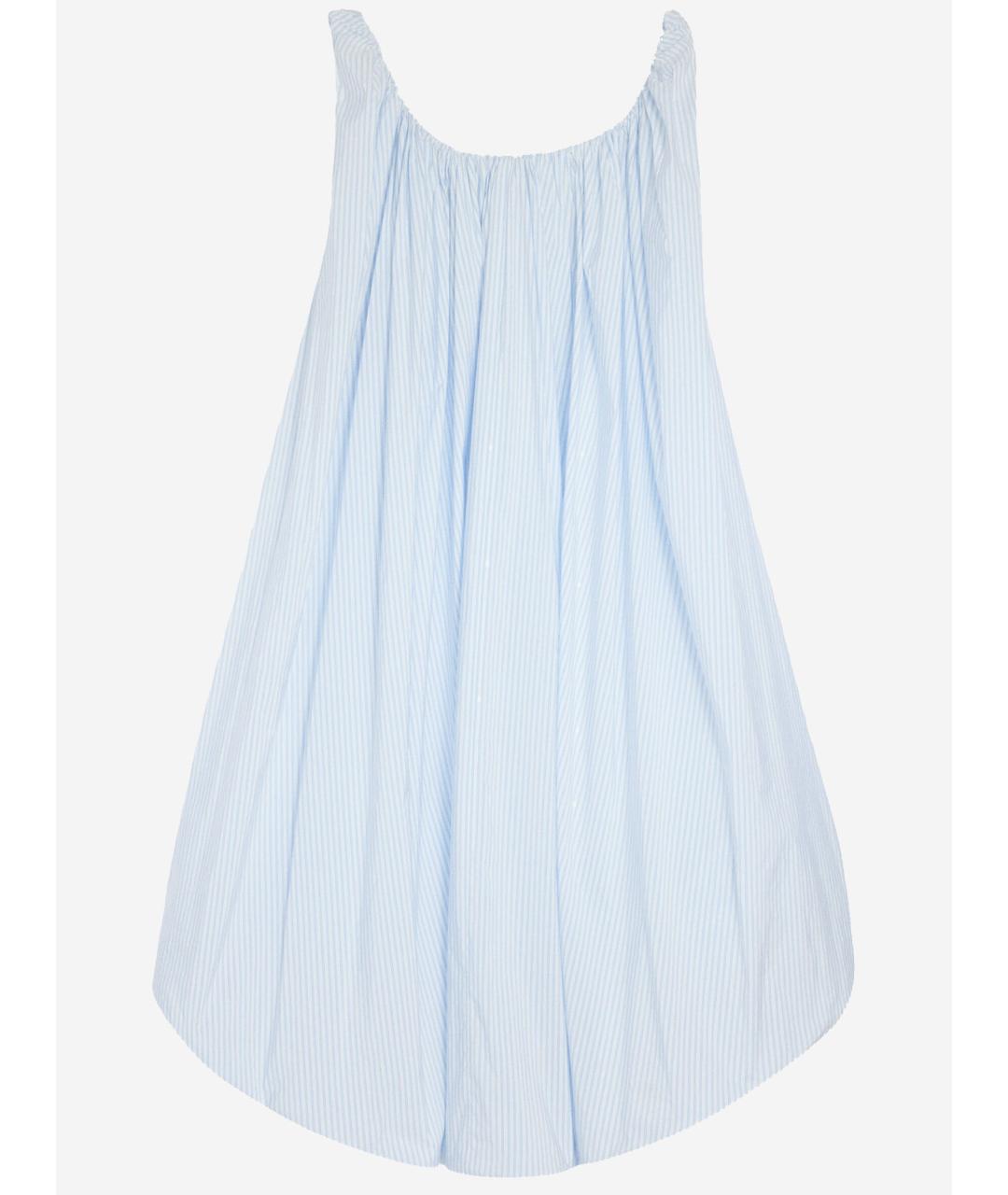 JACQUEMUS Голубое полиэстеровое повседневное платье, фото 2
