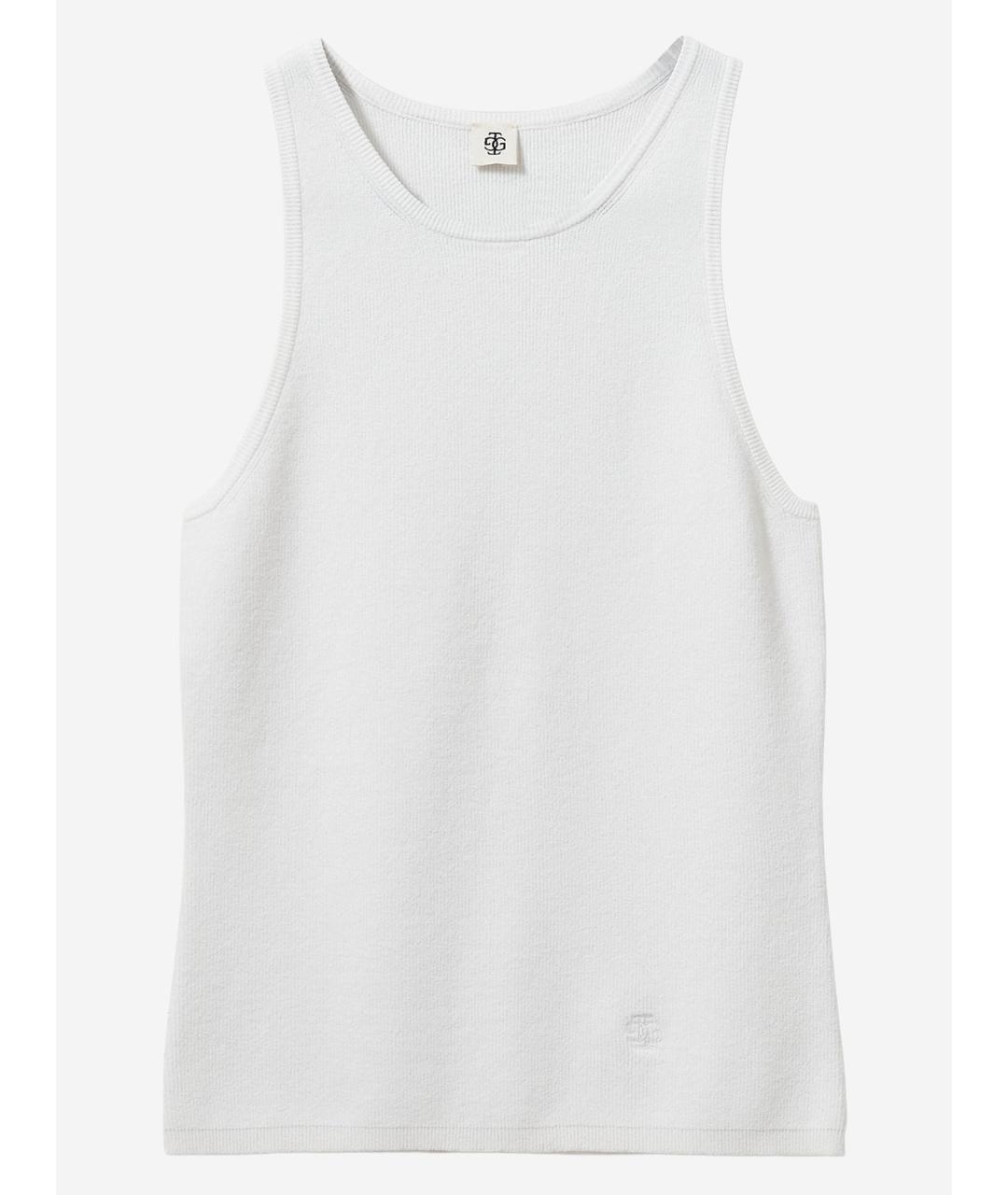 THE GARMENT Белая вискозная майка, фото 4