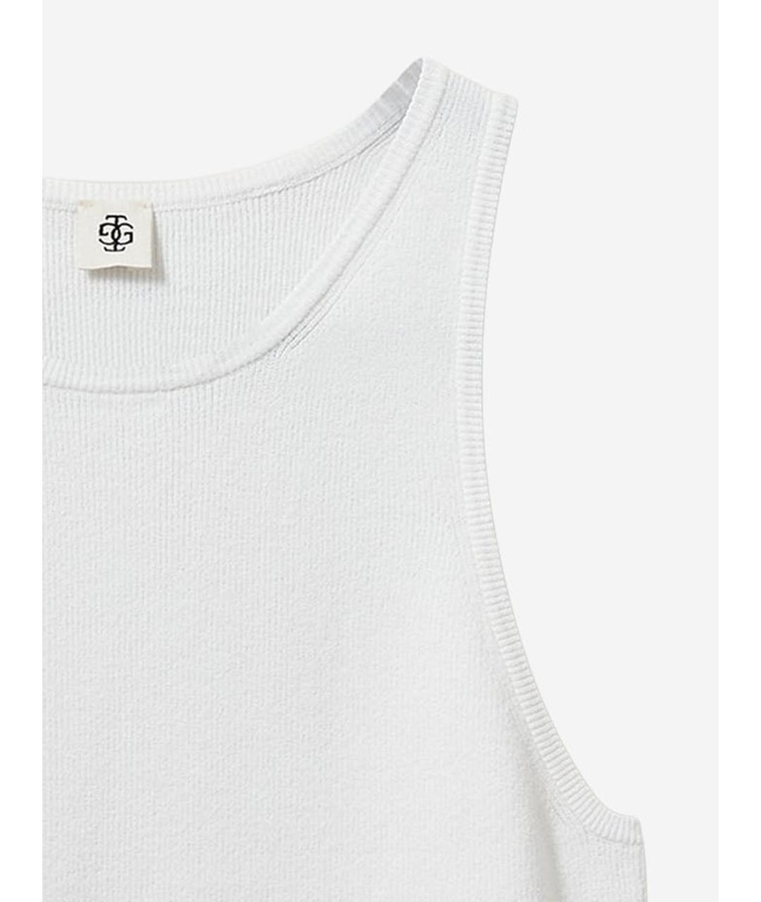 THE GARMENT Белая вискозная майка, фото 3