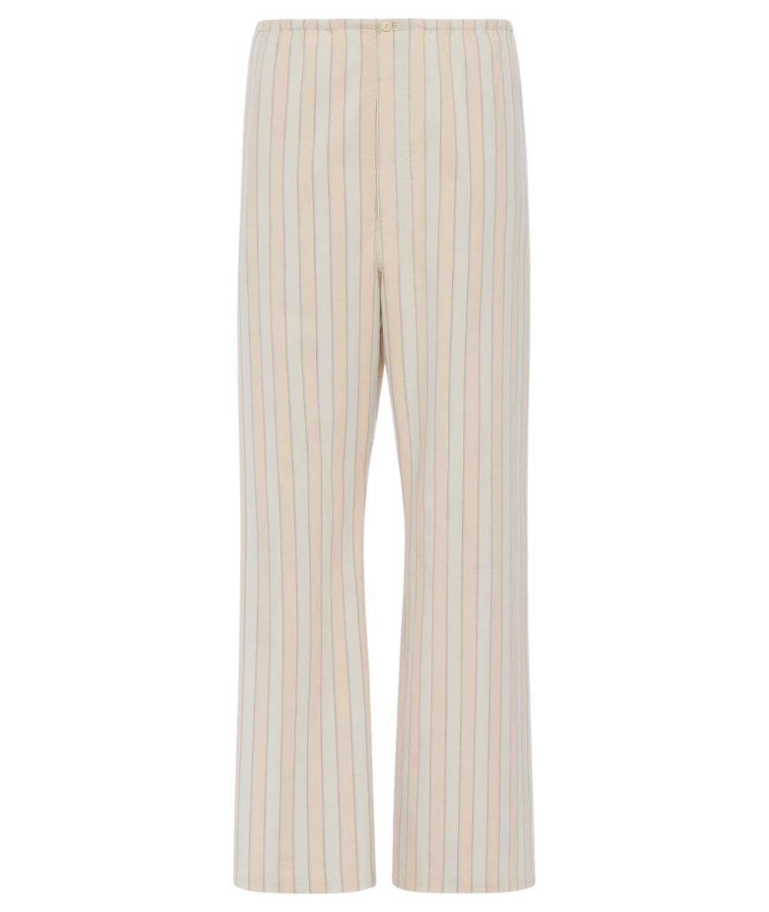 MAISON MARGIELA Мульти хлопковые повседневные брюки, фото 1