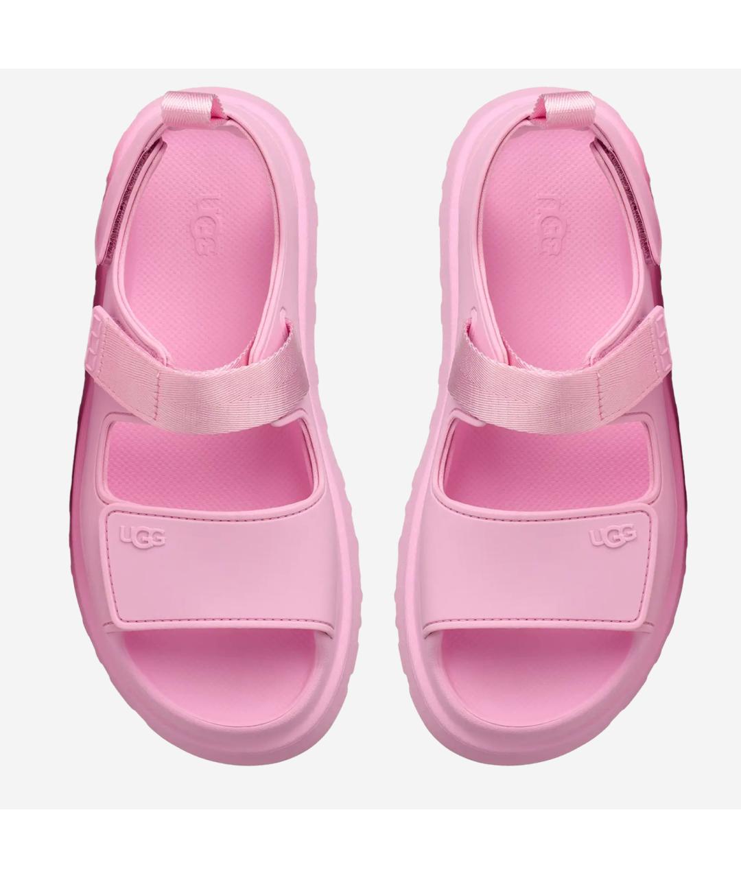 UGG AUSTRALIA Розовые босоножки из искусственной кожи, фото 4