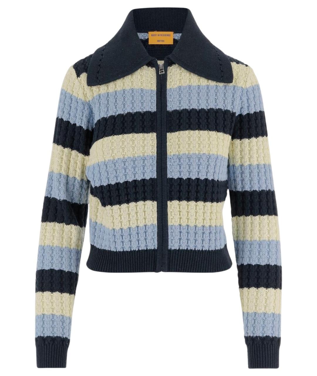 GUEST IN RESIDENCE Синий хлопковый кардиган, фото 1