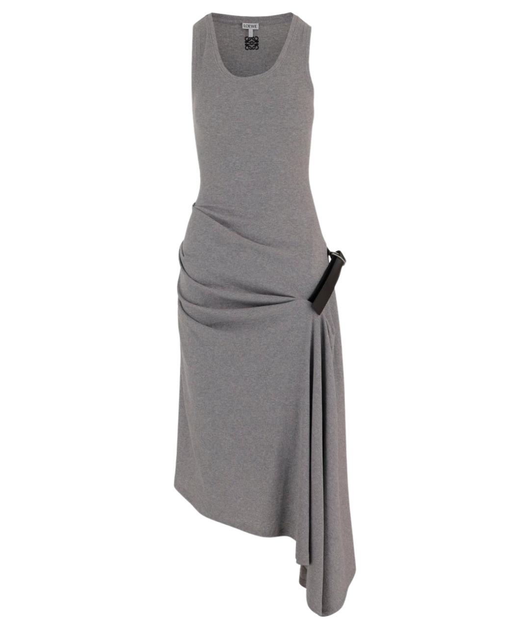 LOEWE Серое повседневное платье, фото 1