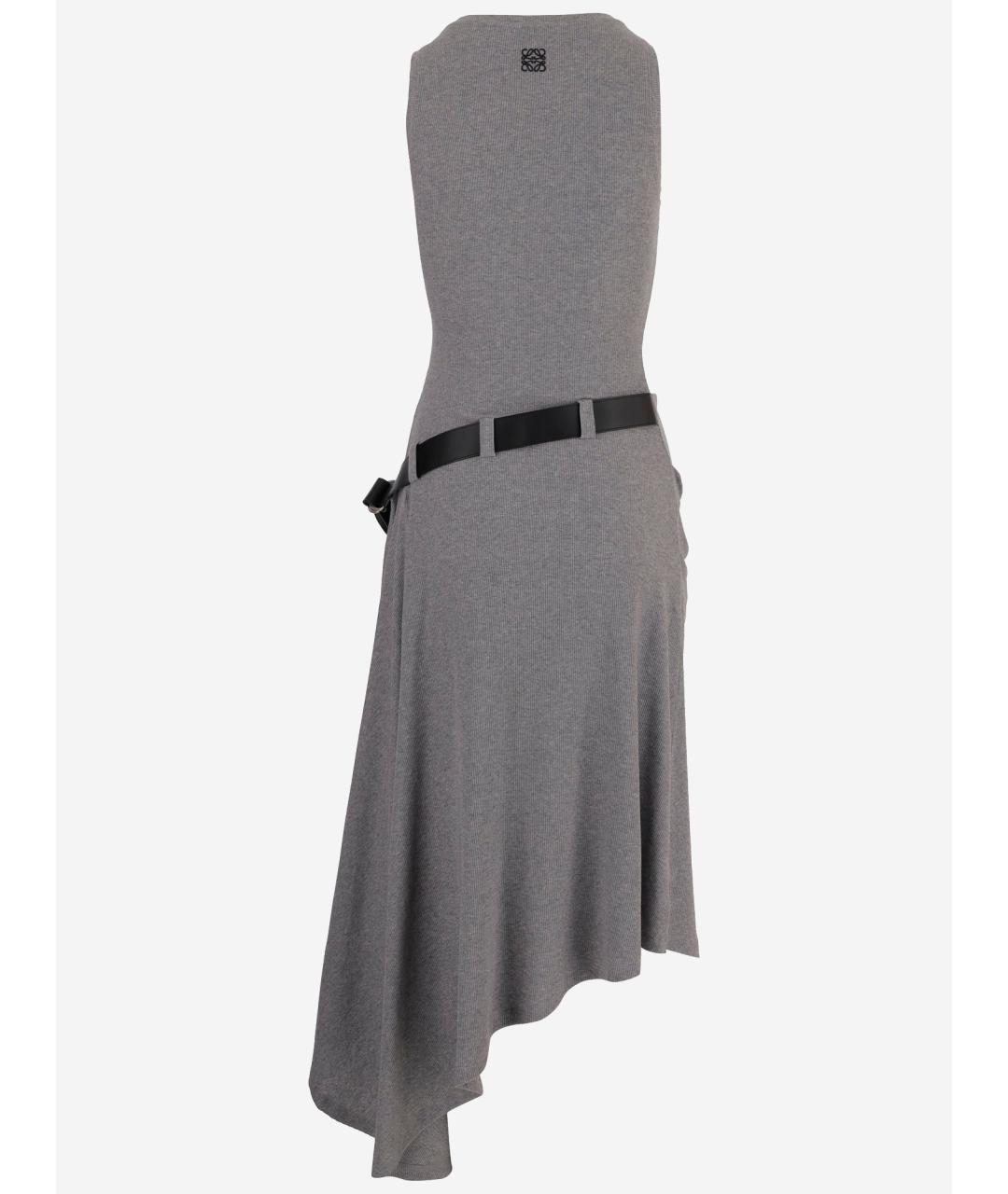 LOEWE Серое повседневное платье, фото 2