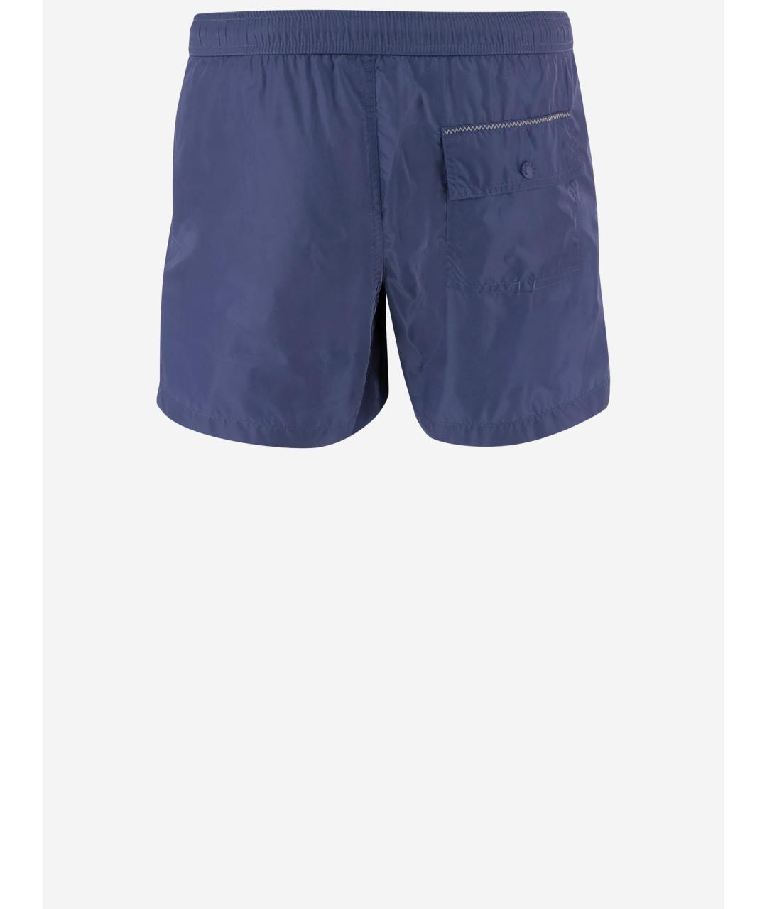 MONCLER Синие полиамидовые плавки, фото 2