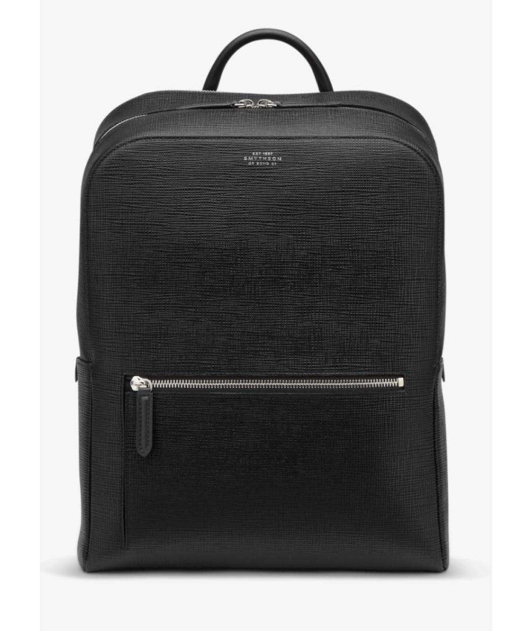 SMYTHSON Черный кожаный рюкзак, фото 4