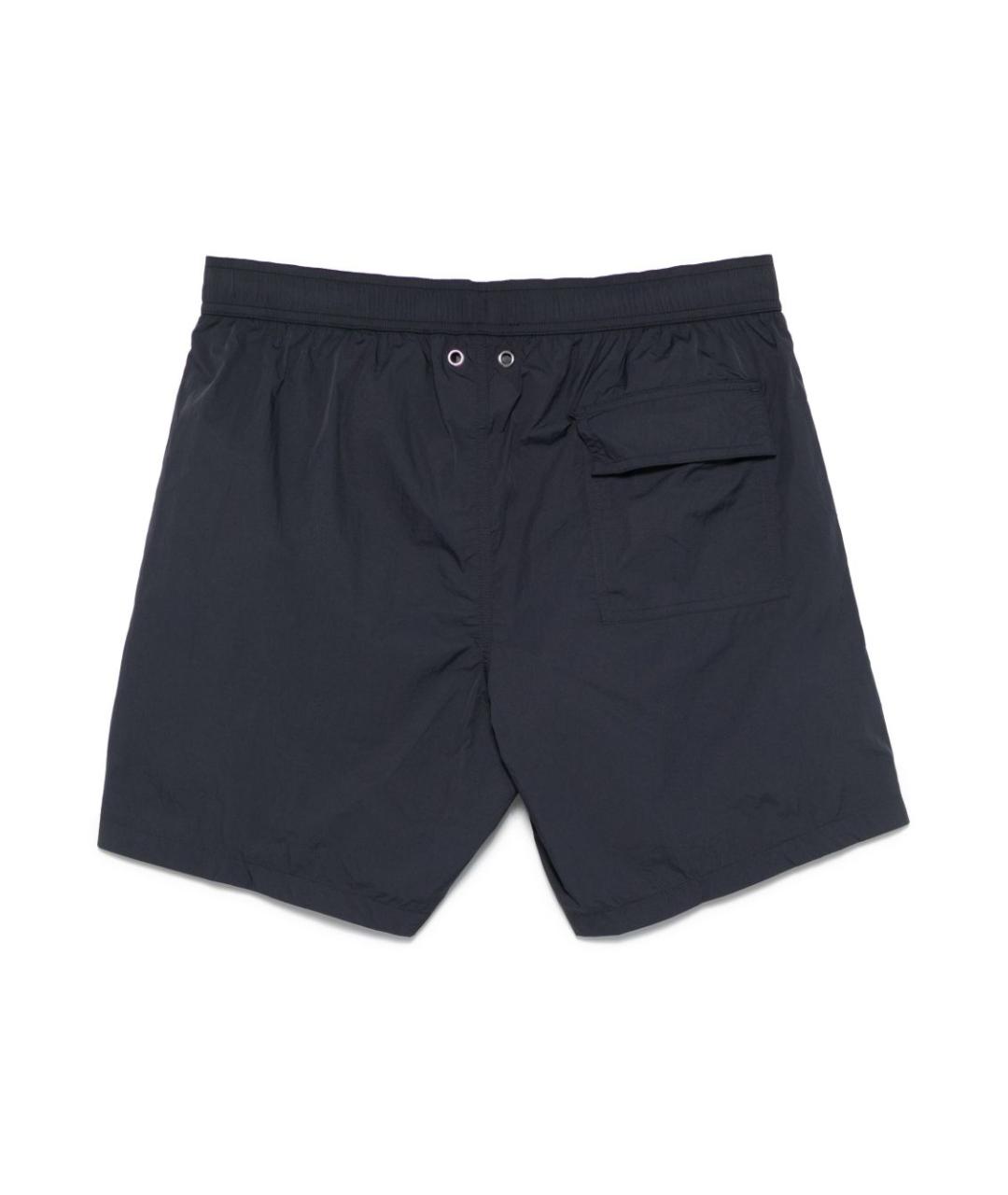 HERNO Синие полиамидовые шорты, фото 2