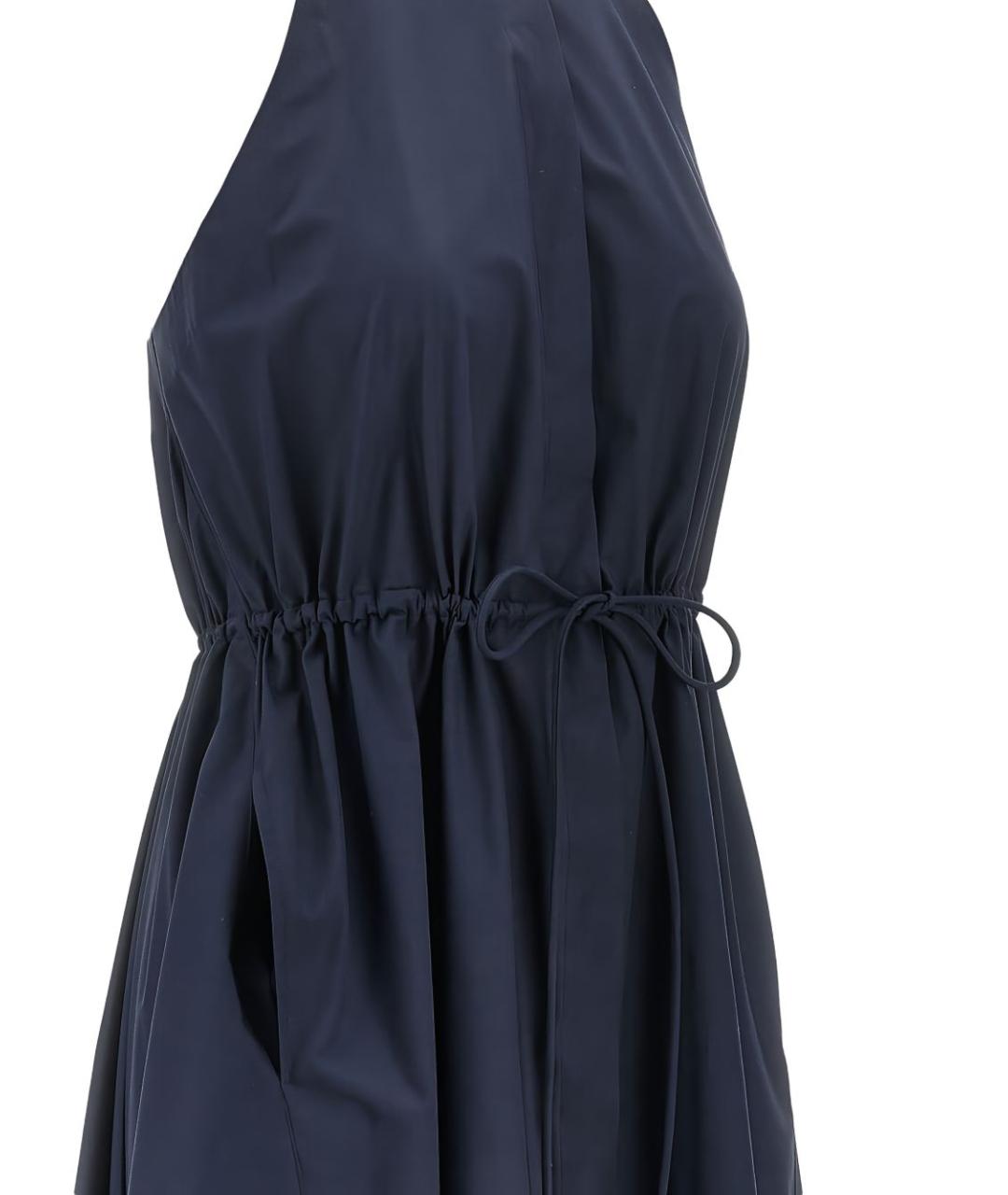 EMPORIO ARMANI Синее хлопковое платье, фото 2