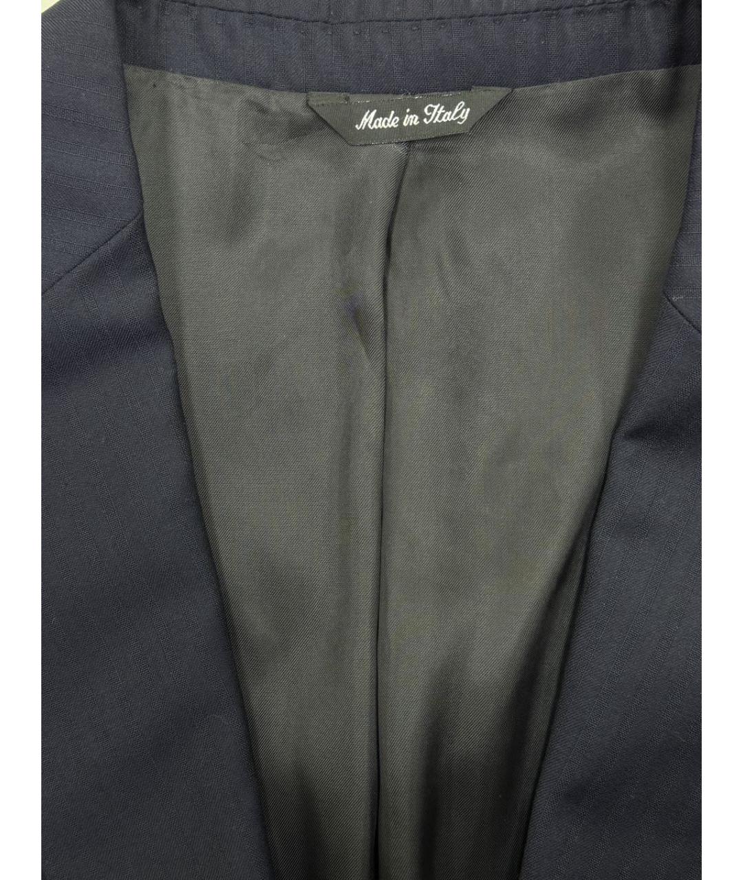 ZEGNA Синий шерстяной пиджак, фото 3