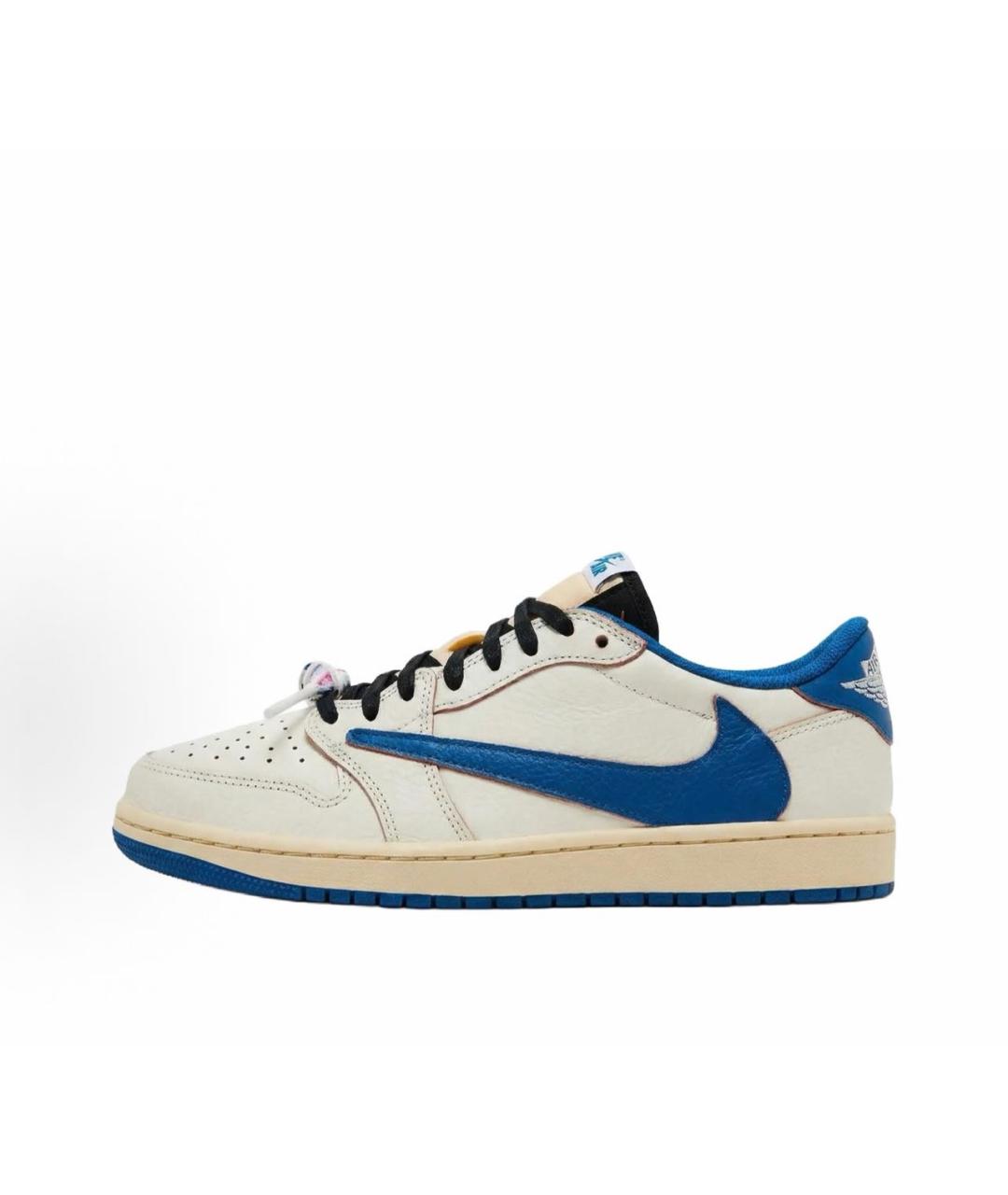 JORDAN Белые кожаные кроссовки, фото 4