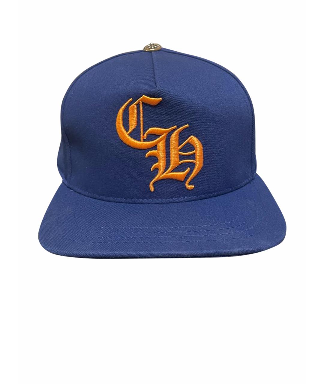 CHROME HEARTS Синяя хлопковая кепка/бейсболка, фото 1