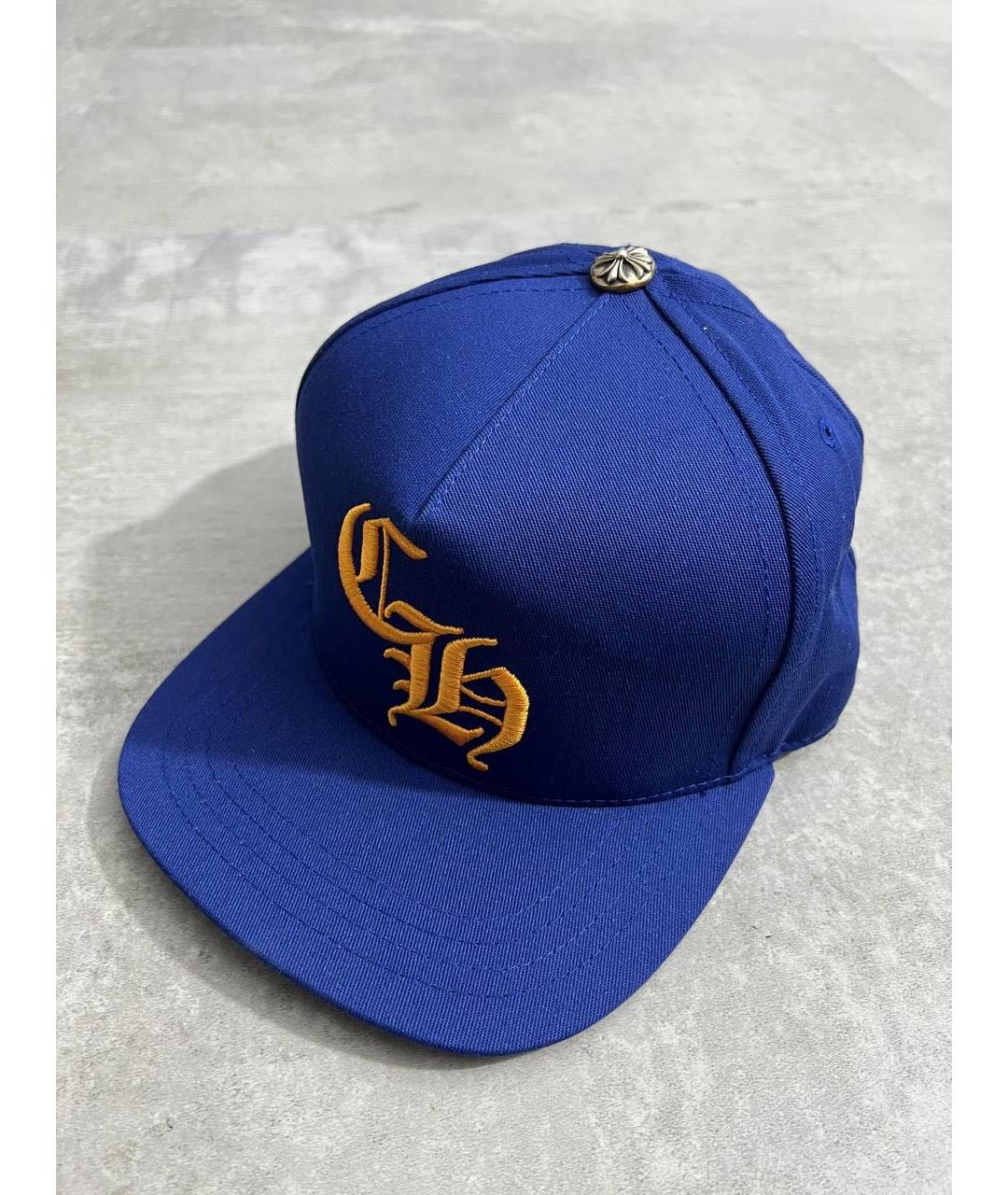 CHROME HEARTS Синяя хлопковая кепка/бейсболка, фото 2