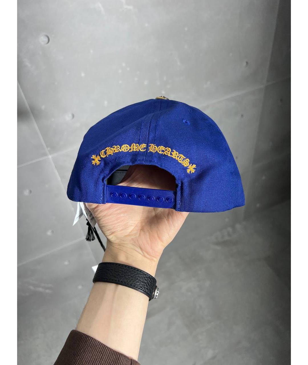 CHROME HEARTS Синяя хлопковая кепка/бейсболка, фото 3