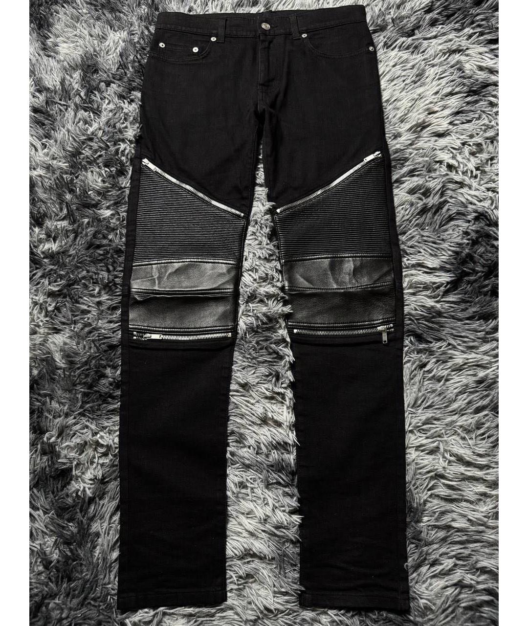 SAINT LAURENT Черные хлопковые джинсы скинни, фото 9