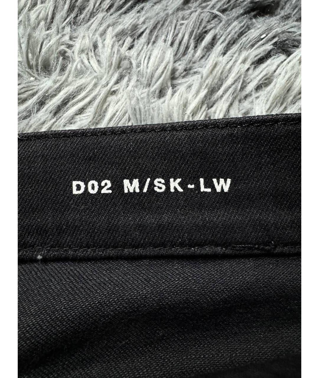 SAINT LAURENT Черные хлопковые джинсы скинни, фото 8