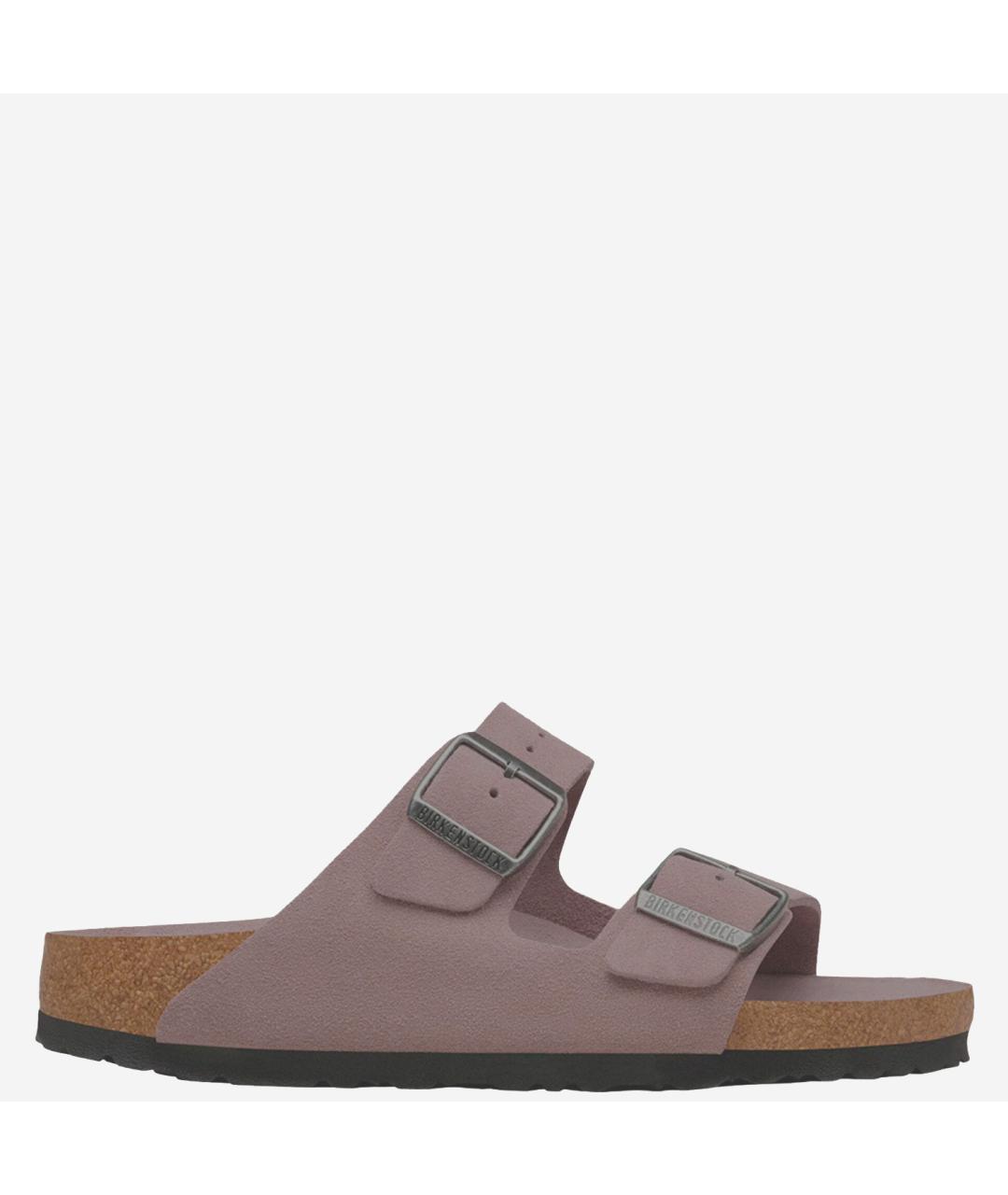 BIRKENSTOCK Фиолетовые замшевые сандалии, фото 5