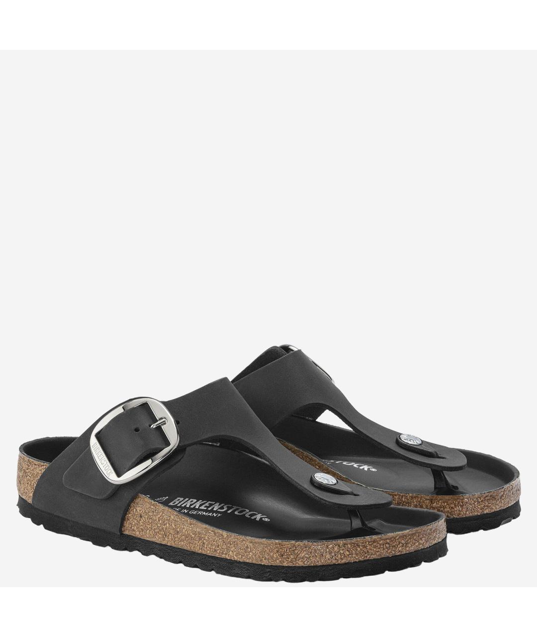 BIRKENSTOCK Черные замшевые босоножки, фото 3