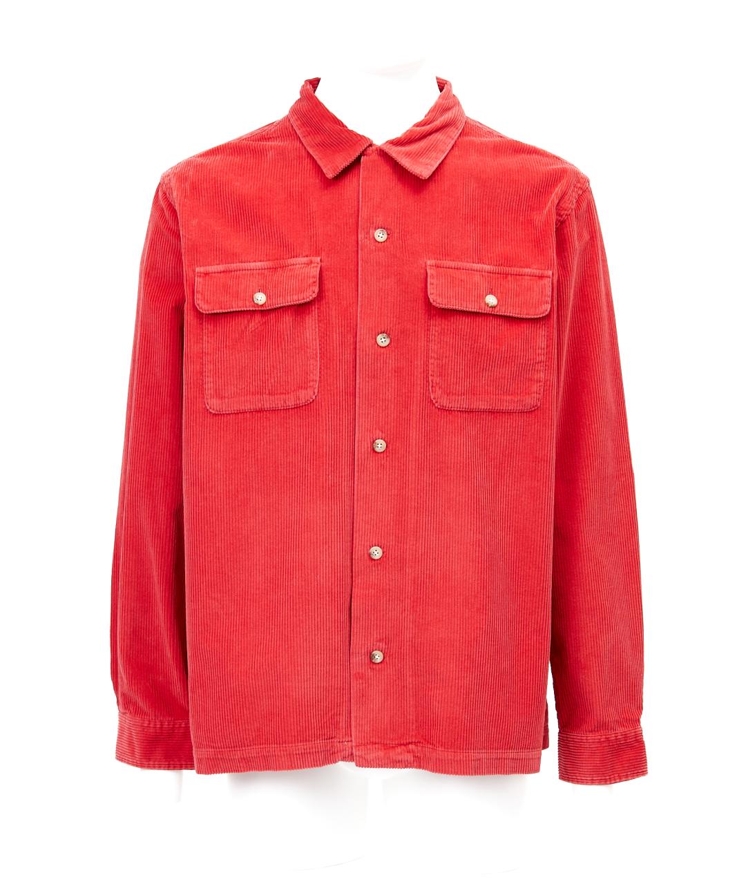 POLO RALPH LAUREN Красная хлопковая кэжуал рубашка, фото 1