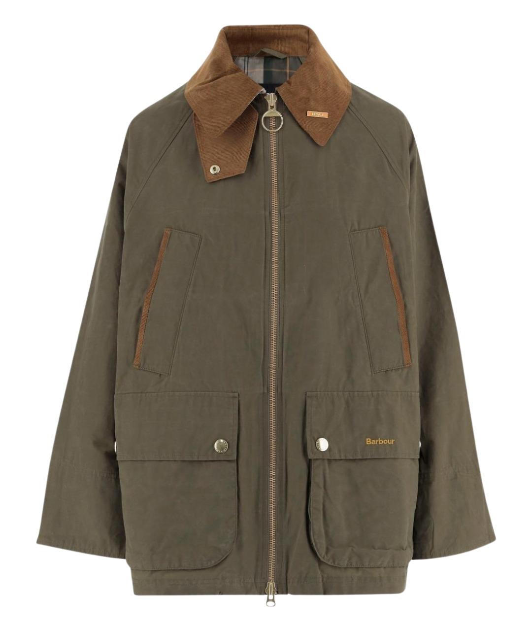 BARBOUR Зеленая хлопковая куртка, фото 1