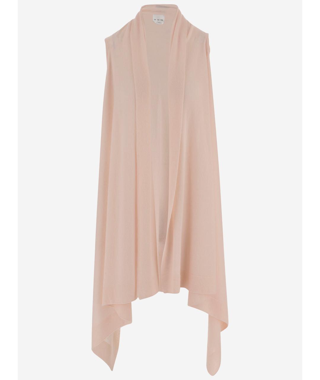 Sa Su Phi Розовый кашемировый кардиган, фото 4