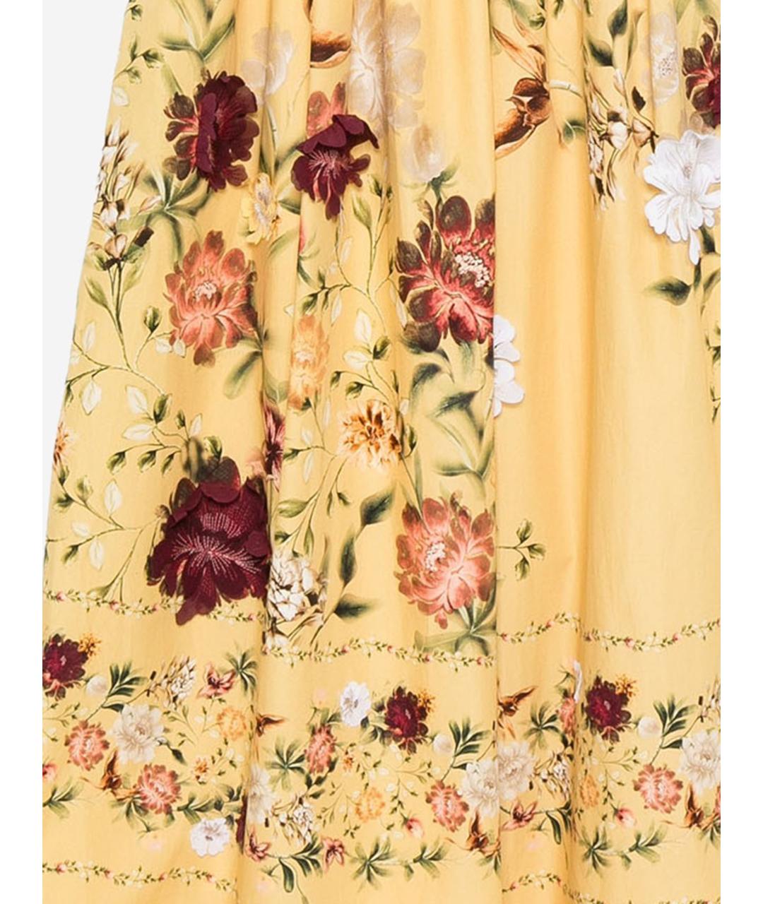 DITA Желтый льняной сарафан, фото 2