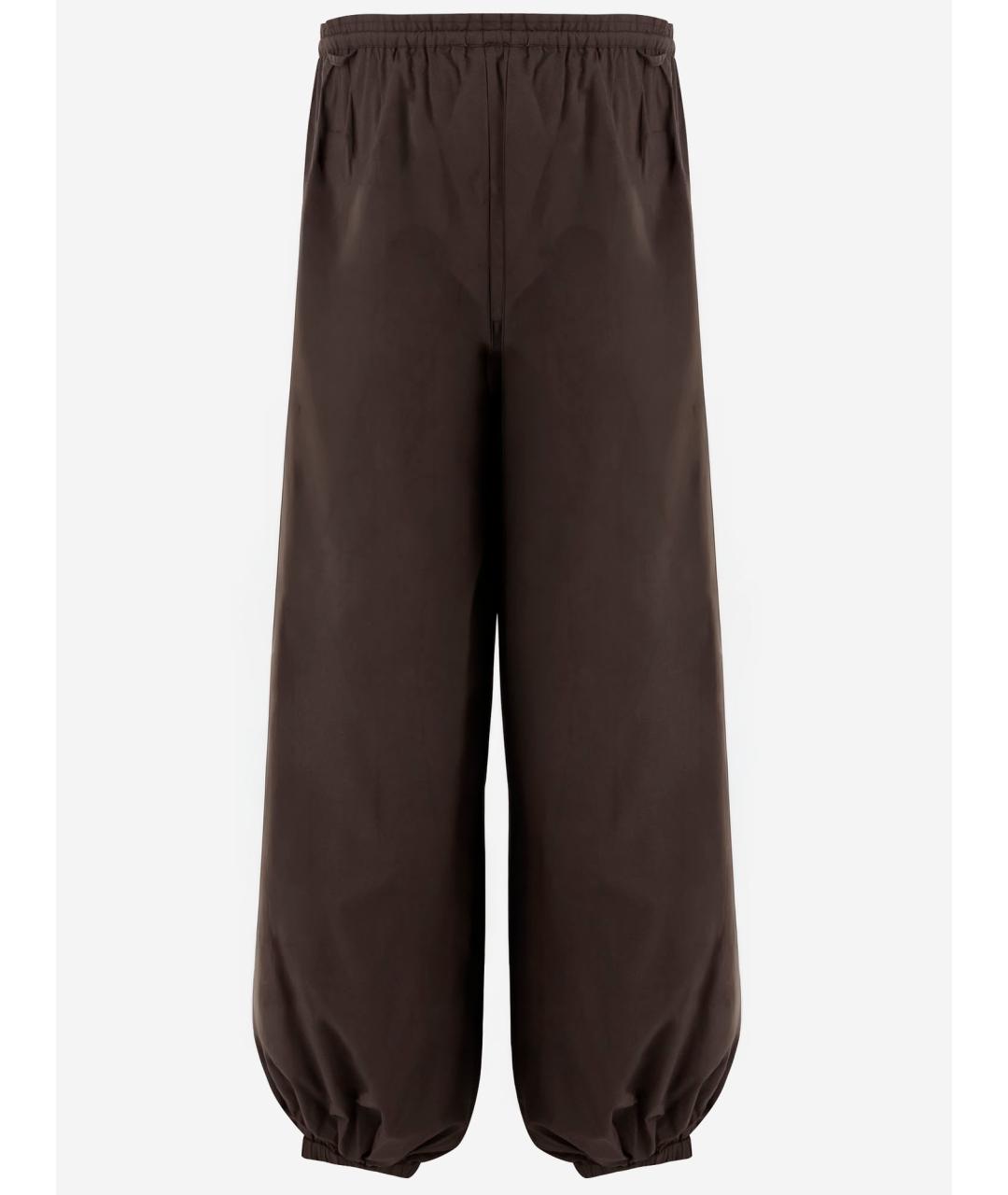 THE GARMENT Коричневые хлопковые брюки широкие, фото 2