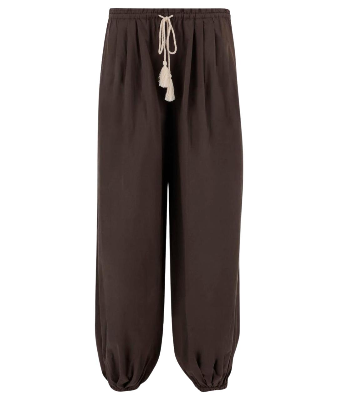 THE GARMENT Коричневые хлопковые брюки широкие, фото 1