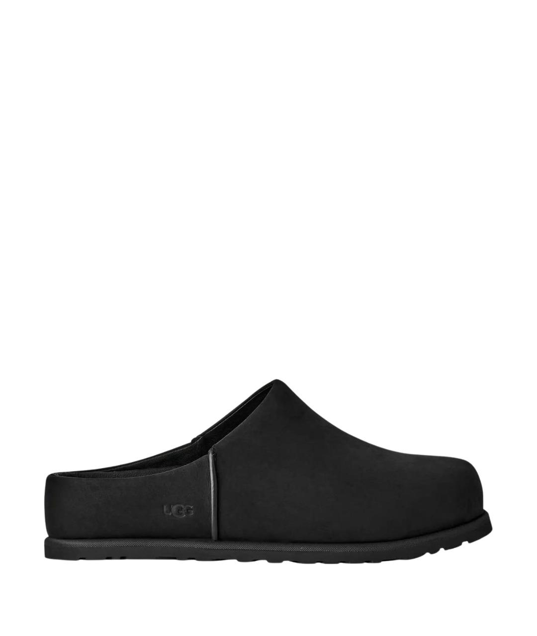 UGG AUSTRALIA Черные замшевые низкие ботинки, фото 1