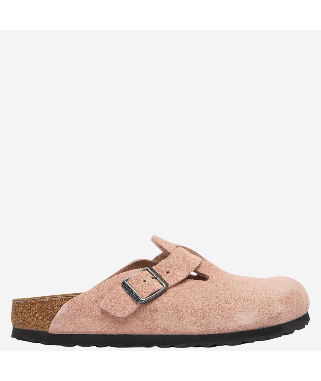 BIRKENSTOCK Розовые замшевые мюли, фото 6
