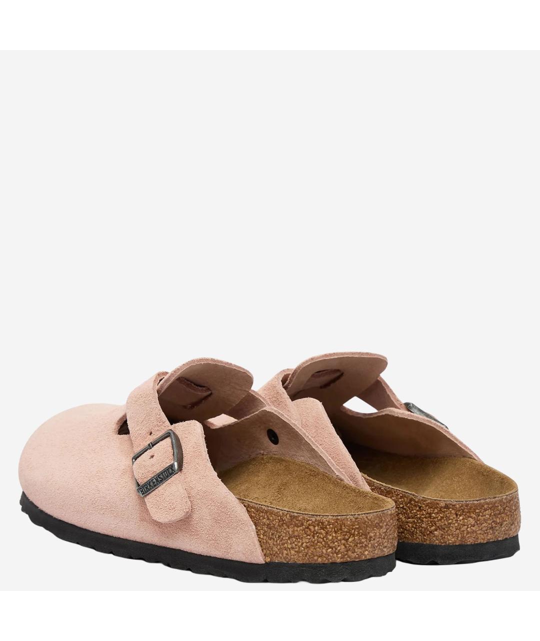 BIRKENSTOCK Розовые замшевые мюли, фото 4