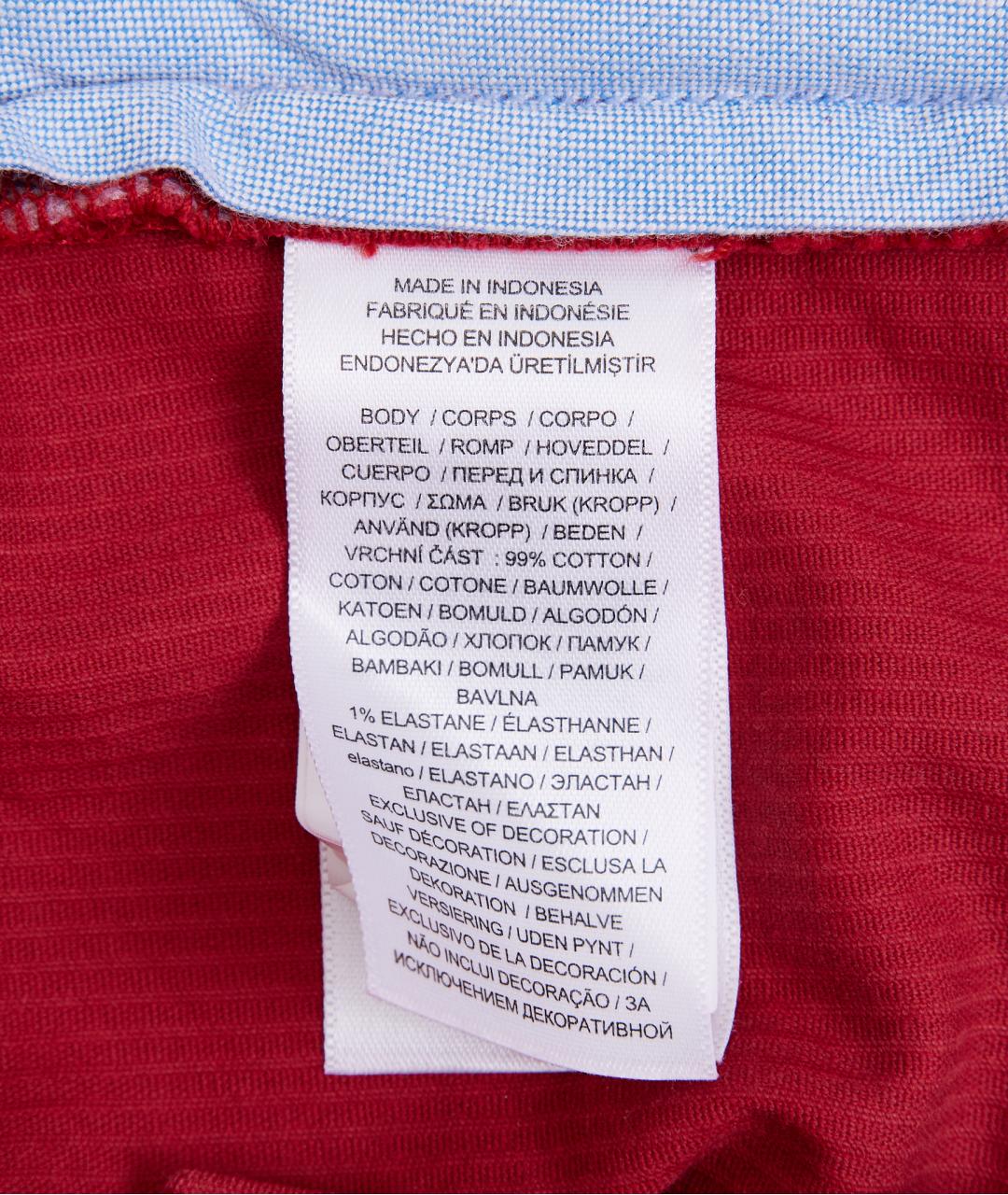 POLO RALPH LAUREN Красные хлопковые повседневные брюки, фото 5