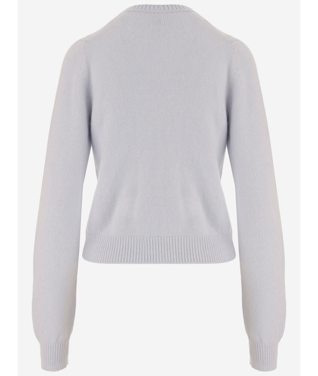 KHAITE Голубой кашемировый кардиган, фото 2