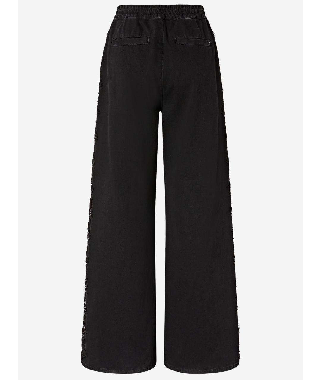 PINKO Черные брюки широкие, фото 2