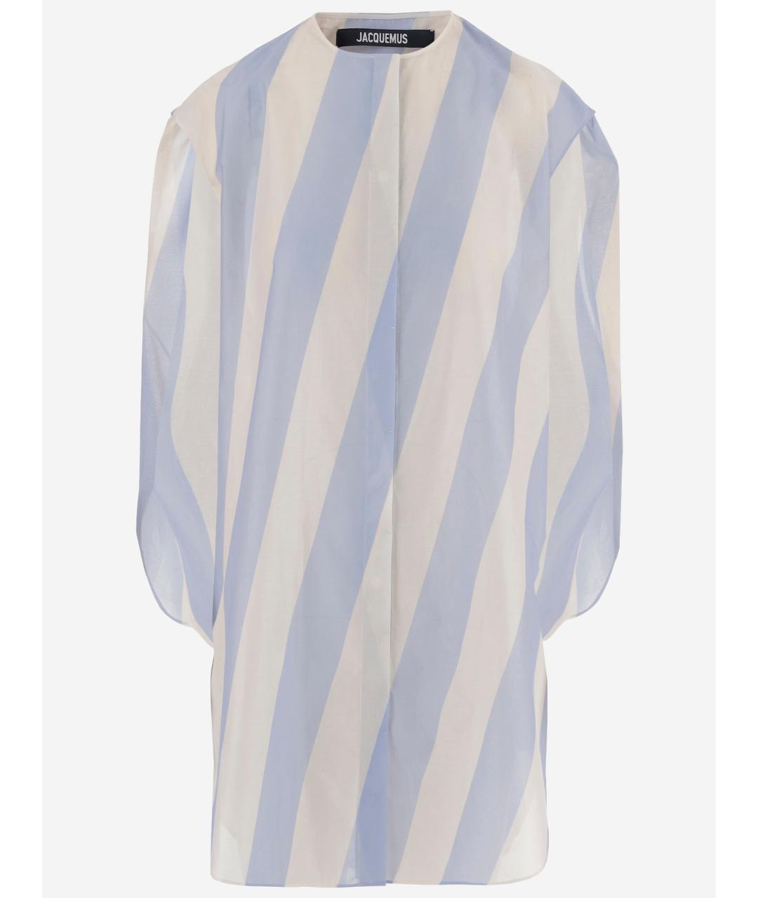 JACQUEMUS Мульти хлопковая рубашка, фото 4