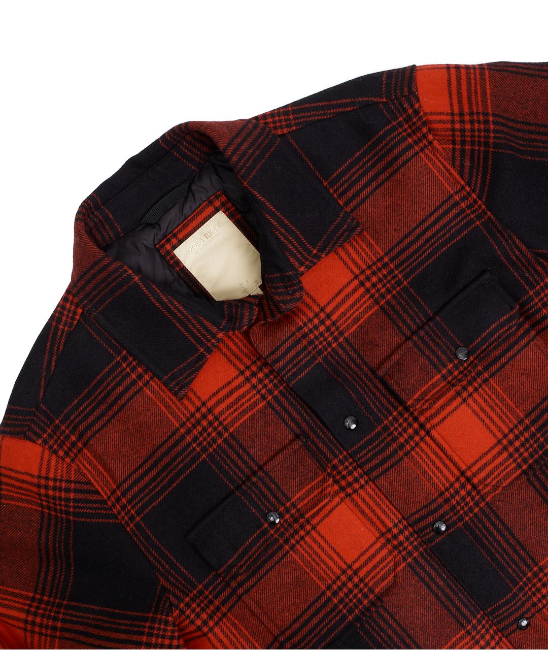 WOOLRICH Красная шерстяная куртка, фото 3