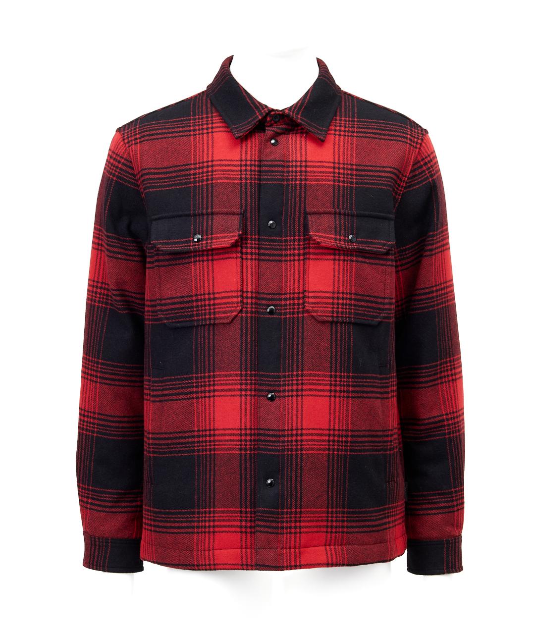 WOOLRICH Красная шерстяная куртка, фото 1