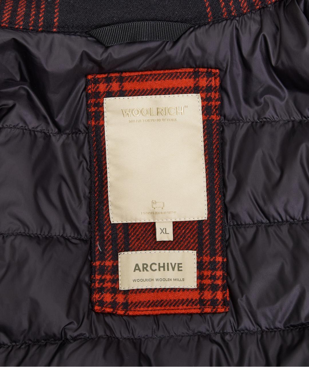 WOOLRICH Красная шерстяная куртка, фото 5