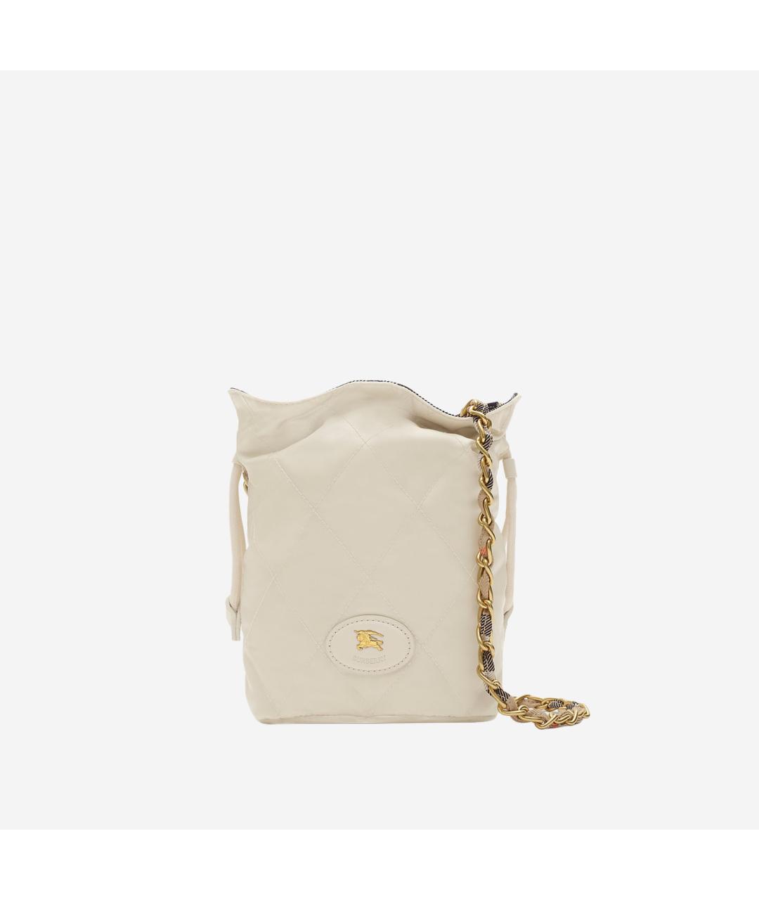 BURBERRY Белая сумка тоут, фото 5