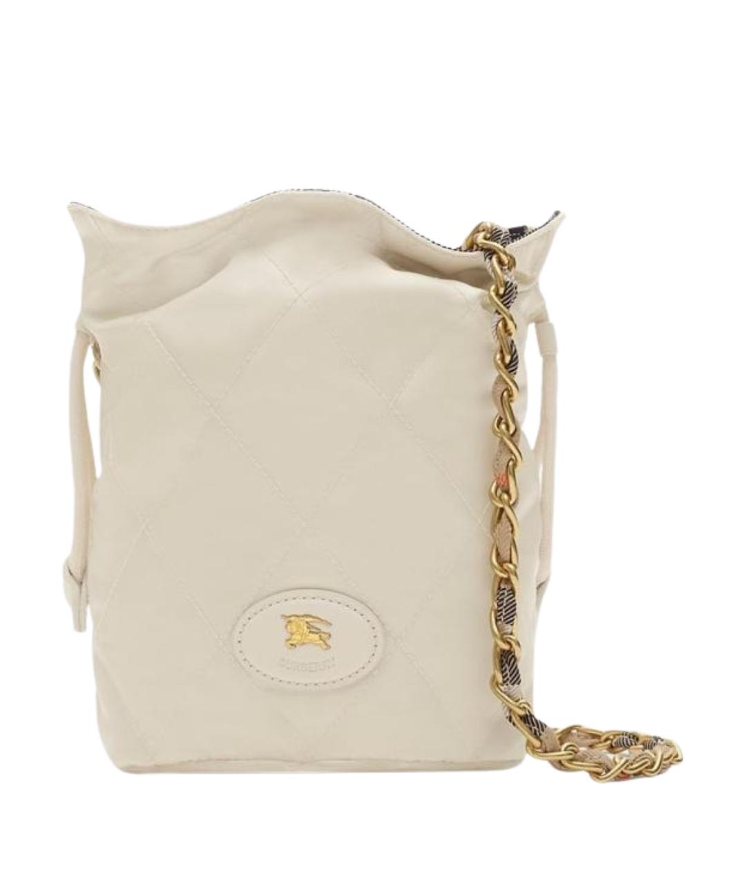 BURBERRY Белая сумка тоут, фото 1