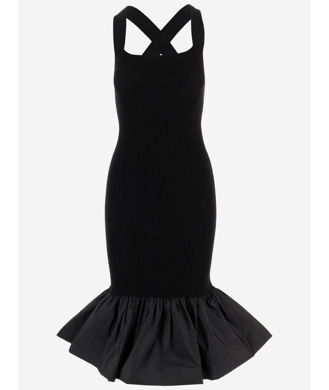 PATOU Черное хлопковое платье, фото 4