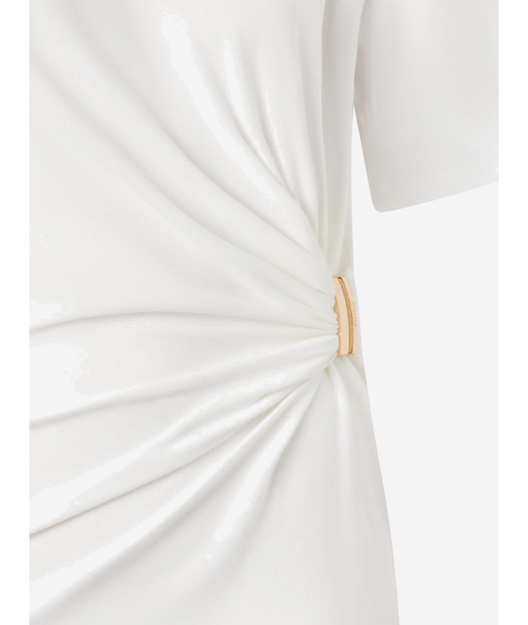 PINKO Белая хлопковая футболка, фото 2