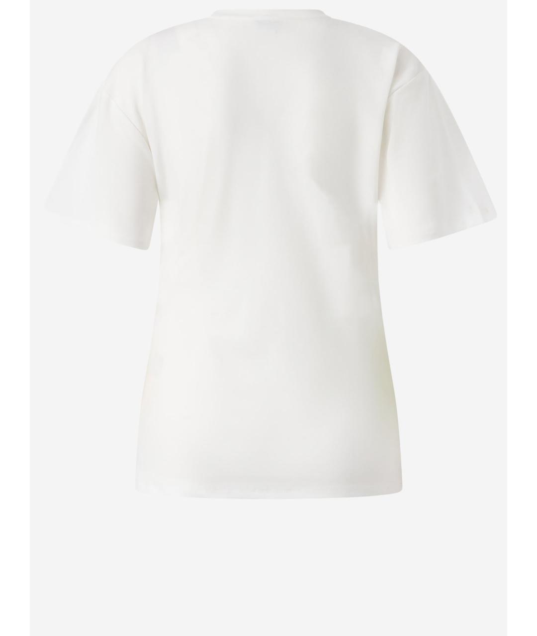 PINKO Белая хлопковая футболка, фото 3