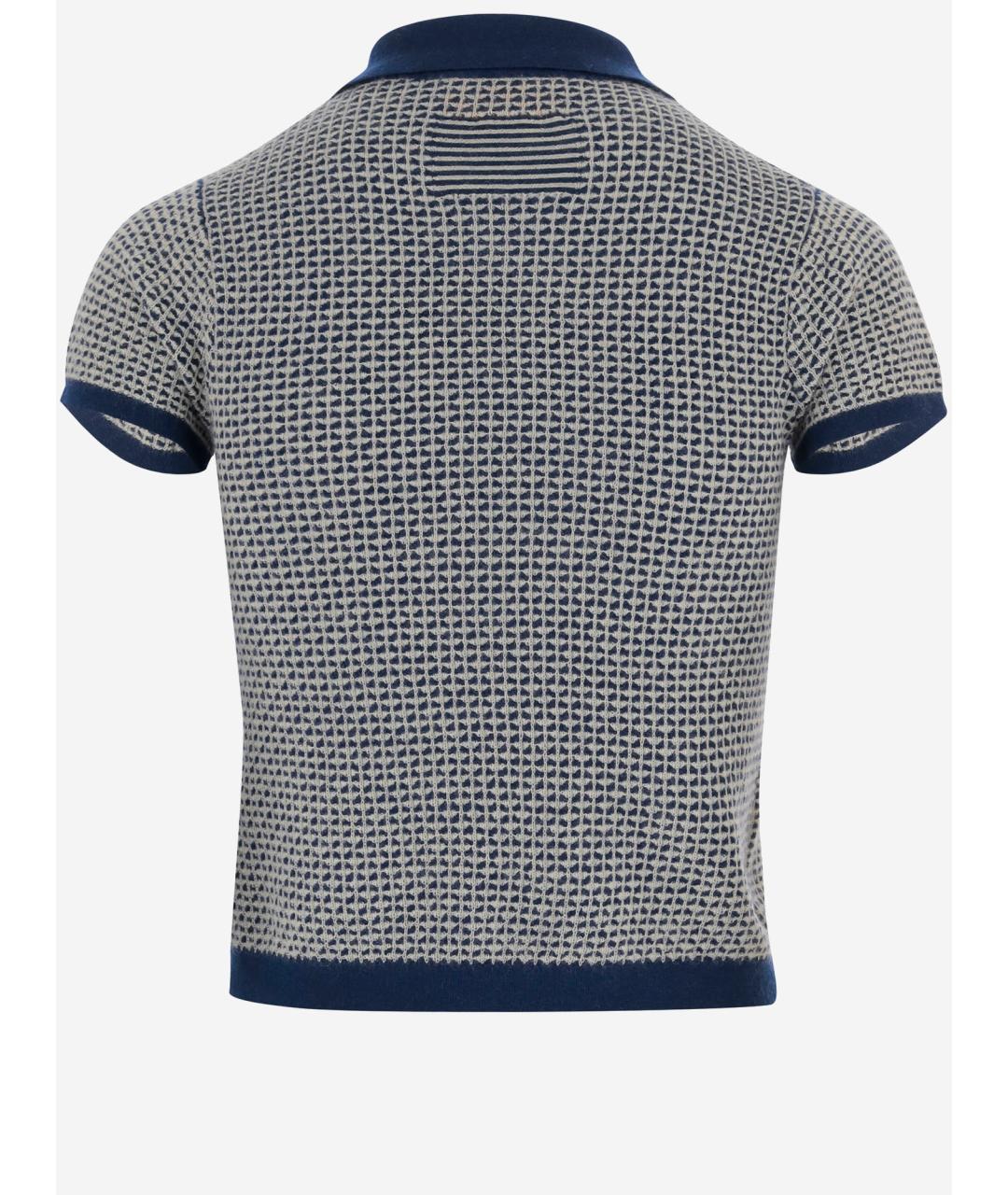 GUEST IN RESIDENCE Синяя кашемировая футболка, фото 2